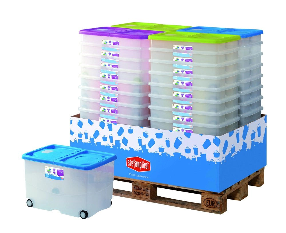 Contenitore Multiuso Vasco L 57 cm 60 x 40X36 H Stefanplast