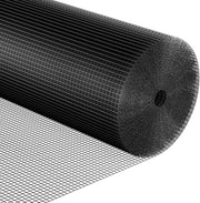 Voliera per Giardino - Filo di Protezione - Acciaio Galvanizzato - PVC Nero - 6/12mm Reticolo - 10/20m Rotolo
