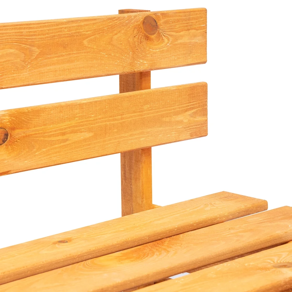 Panchina da Giardino | Panca da Giardino in Pallet in Legno Marrone ambra