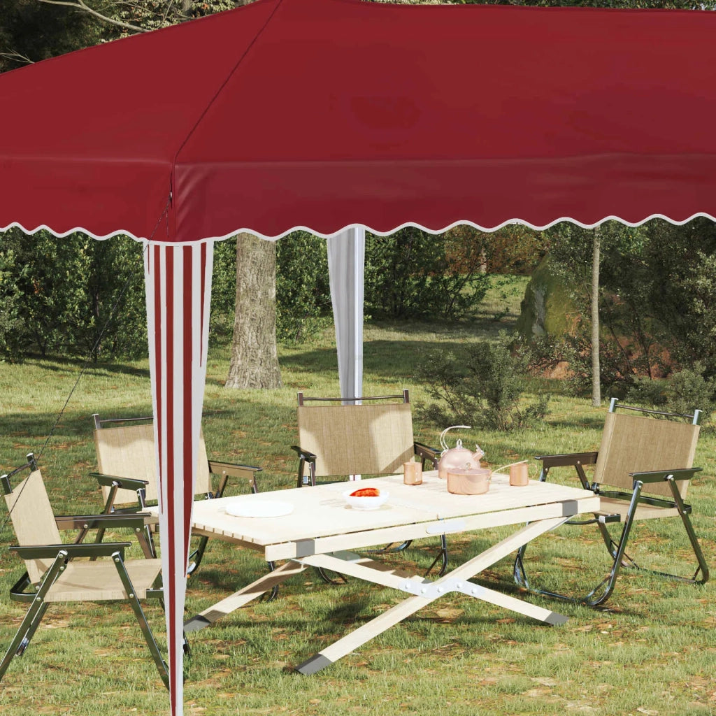 Tenda per feste a pop-up-Gazebo 575 x 290 x 245 cm Borgogna