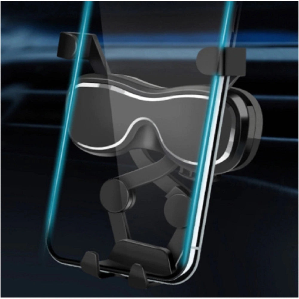 Trade Shop - Supporto Mobile Per Auto Q-zg55 Portacellulare Attacco Presa Aria Rotazione 360° -