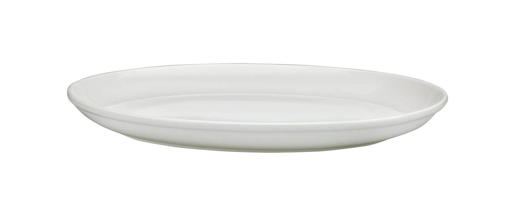 Vassoio Ovale 39x28x4,5 cm in Porcellana Allluminica Kaleidos Aluxina Bianco