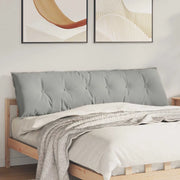 Cuscino per Schiena Grigio chiaro 180 x 50 cm