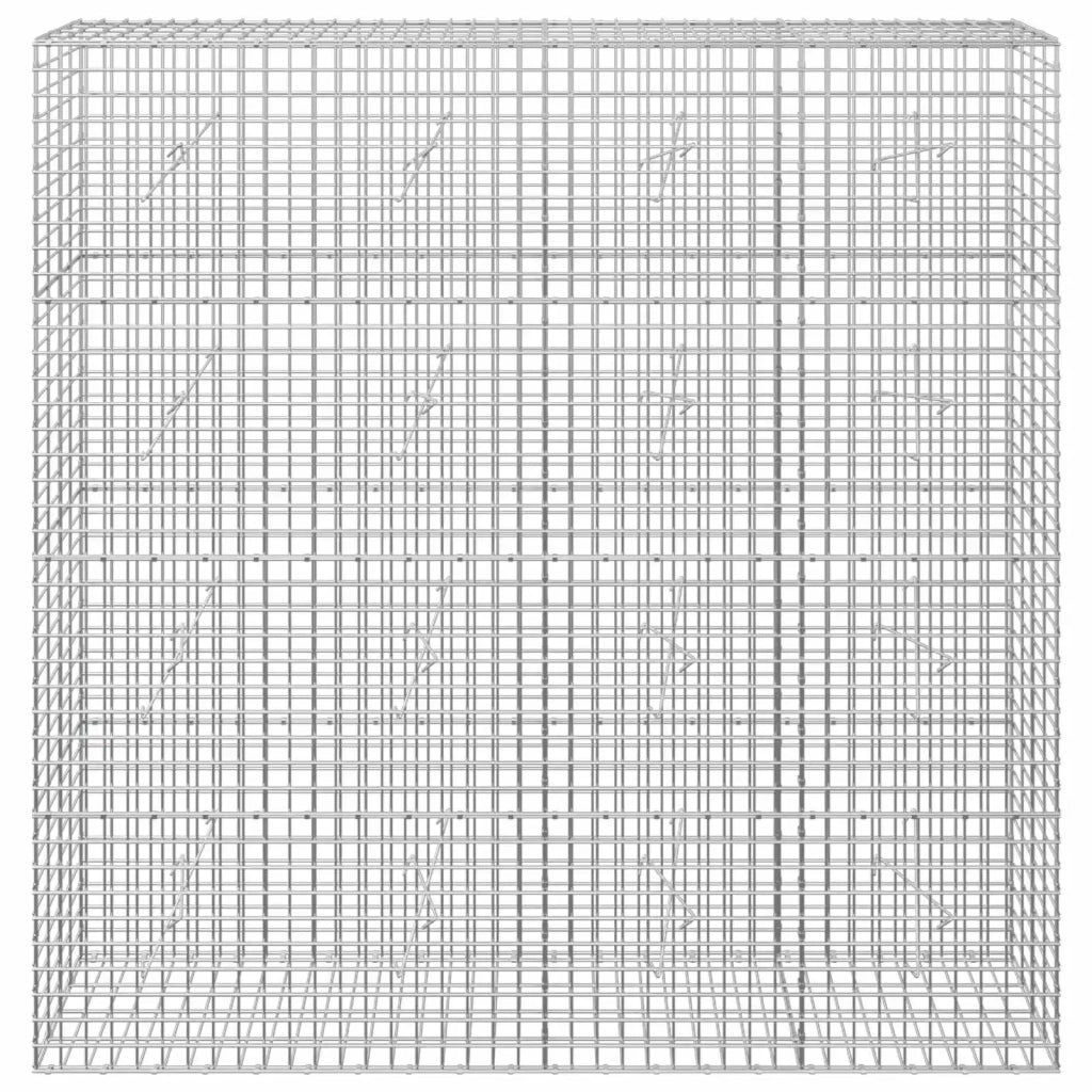 Gabione con filo da 5 mm e rete da 5x5 cm 200x20x200 cm 3464110