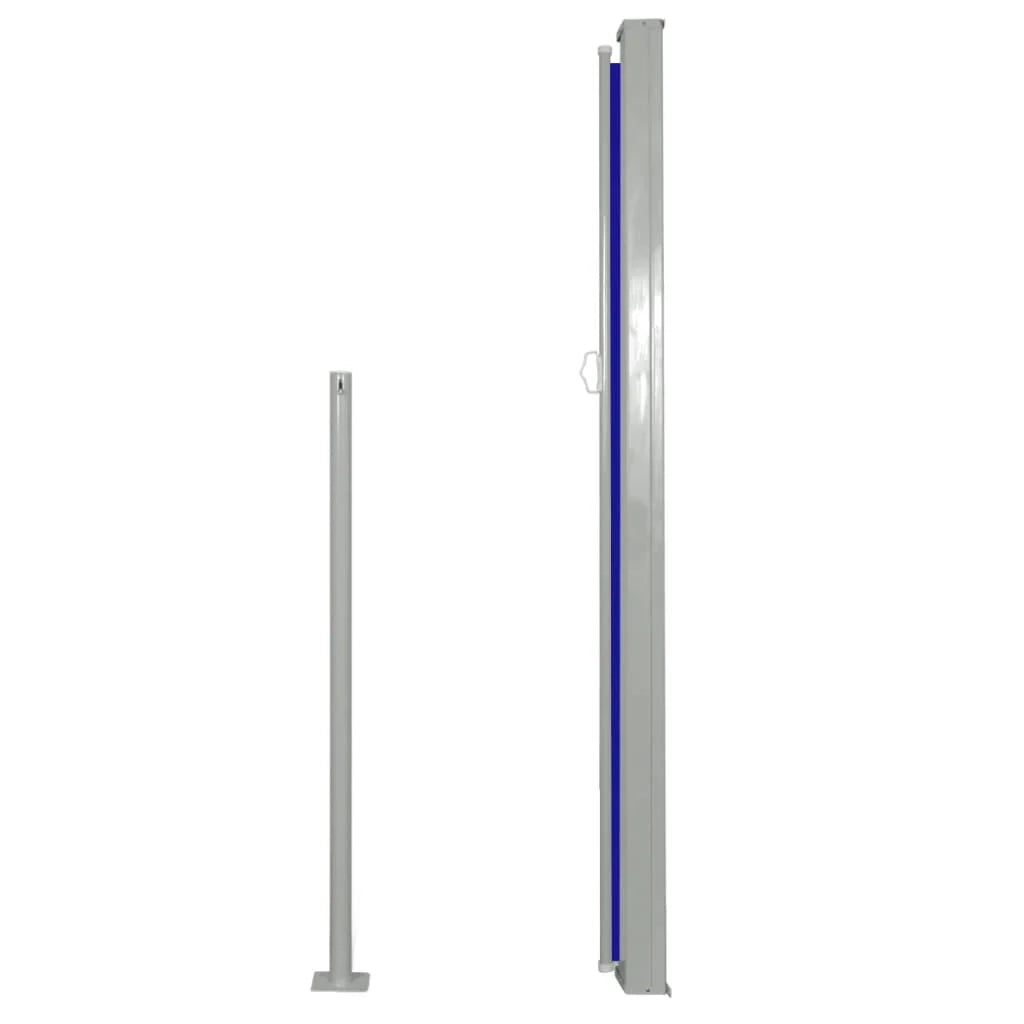 Tenda da sole laterale retrattile/schermo privacy per patio giardino terrazza balcone 160 x 500 cm blu 02_0007093
