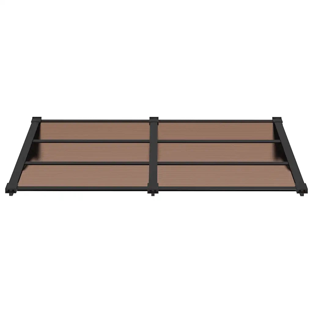 Tettoia per Porta Nera 152,5x90 cm in Policarbonato CFW2752600