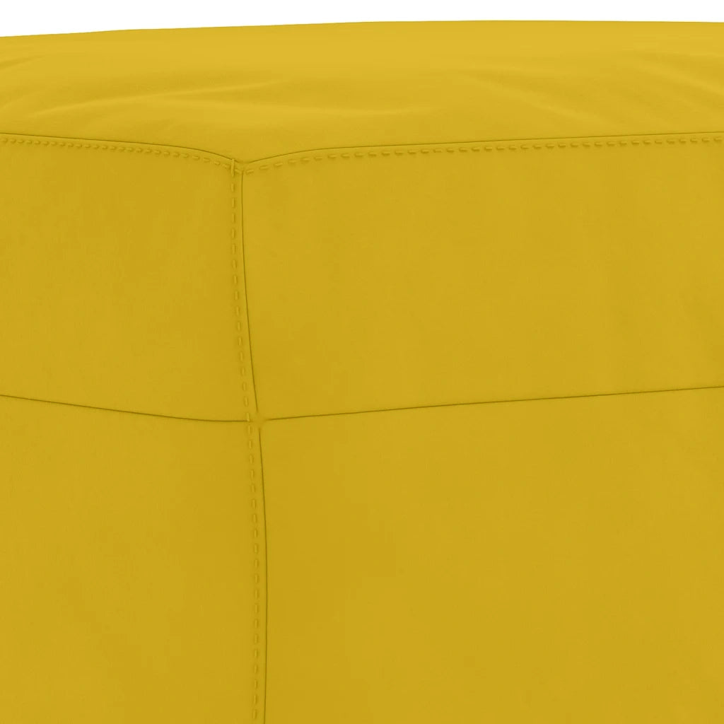 Set di Divani 4 pz con Cuscini giallo in Velluto 3201696