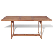 Tavolo da Giardino 180x90x75 cm in Massello di Teak 43034