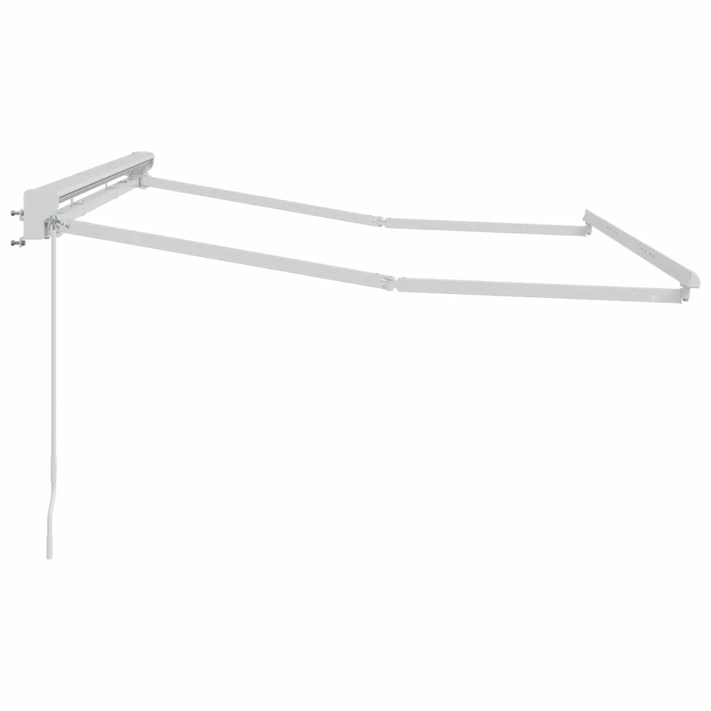Telaio di tenda manuale Regolabile Bianco 3,5 x 2,5 m Acciaio 42024780