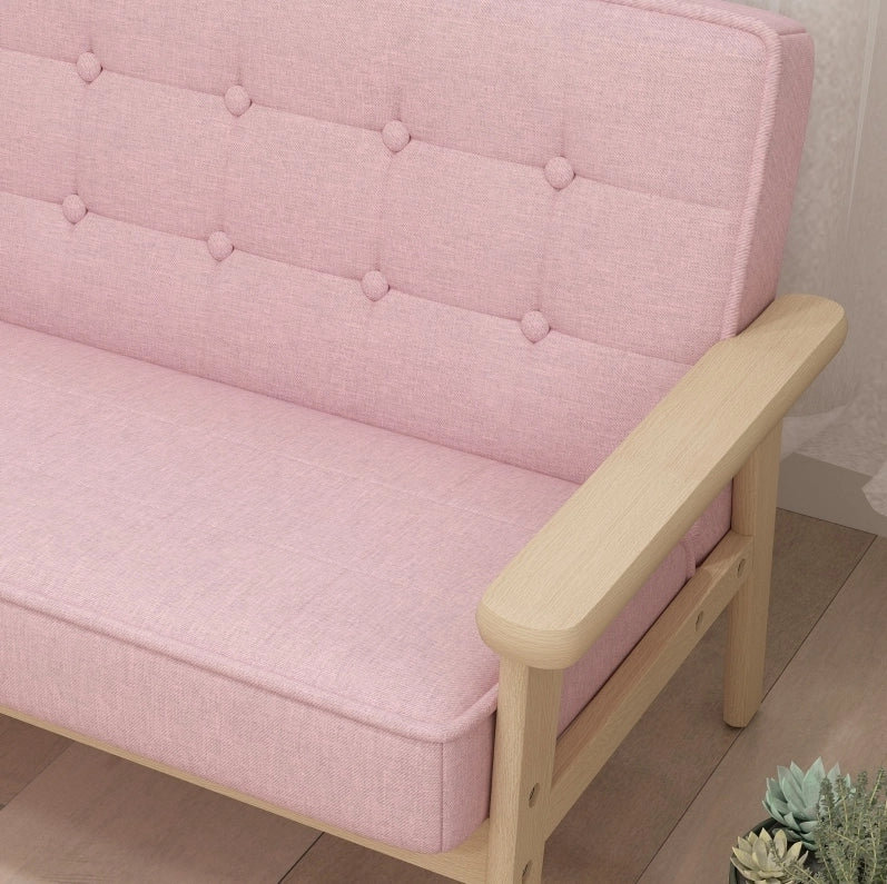 Poltroncina per bambini rosa a 2 posti, 3-15 anni