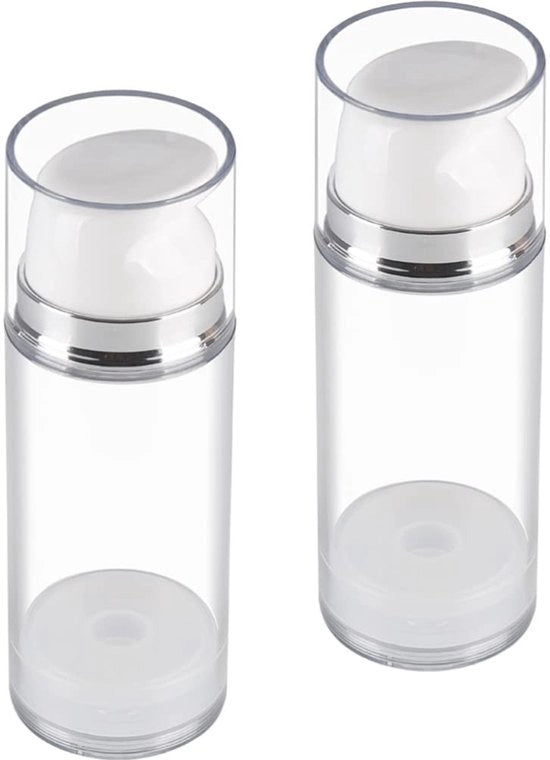Pompfles 100 ml - Dispenser aeree senza risciacquo - Drukfles navidrupa - Dispensatore in plastica - Cosmetici da viaggio - Adeguatezza di immissione facile