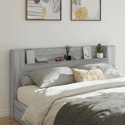 Testiera Grigio Sonoma 200 x 16,5 x 103,5 cm Legno multistrato 3418698