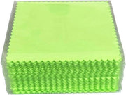 50 pezzi di panno per pulire gioielli in argento sterling e oro - Rimozione di ossidazione - Leggero e efficace - Adatto per platino - Panno per pulire gioielli - Verde