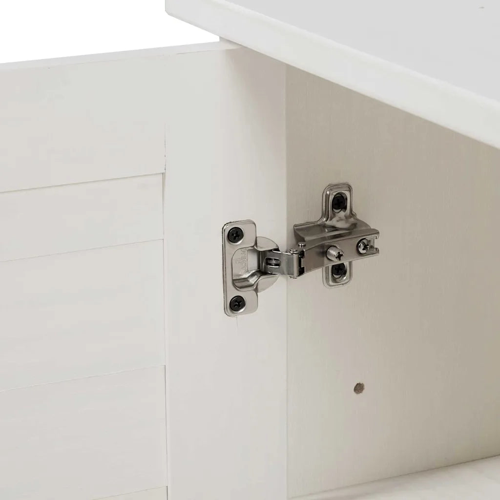 Mobile da Bagno VIGO Bianco e Bianco Antico 68 x 34 x 110 cm 4019114