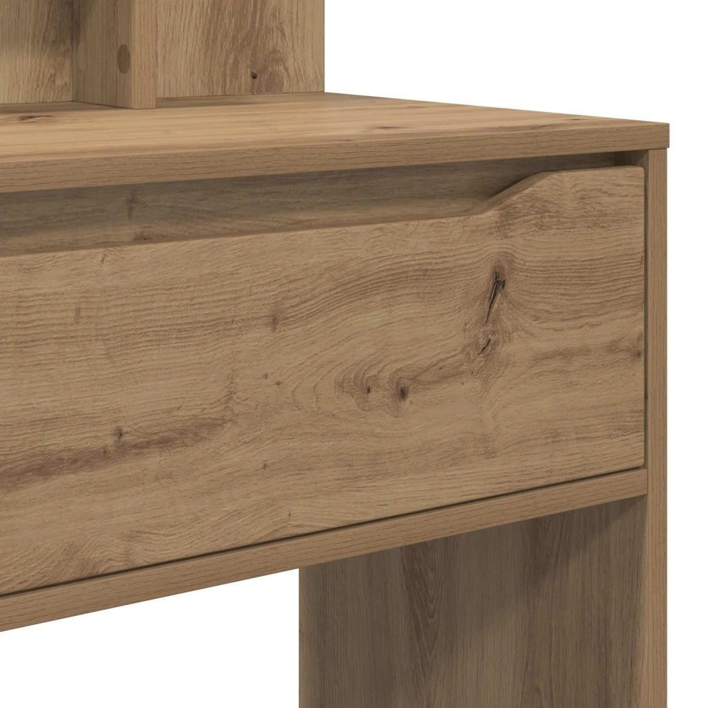 Tavoli da Trucco per Camera da Letto Rovere artigianale 888996