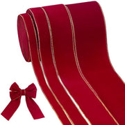 Fluorescenza in Tulle 4 Pacchi - 4 Misure - Rosso Decorativo - Lint per Natale - Imballo di Regalo - Attività Artigianali - Ideale per la Decorazione di Feste - Lint Decorativo