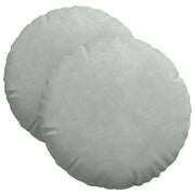 Cuscini per Seduta 2 pz | Cuscini per sedie Grigio chiaro ? 40 x 13 cm Velluto