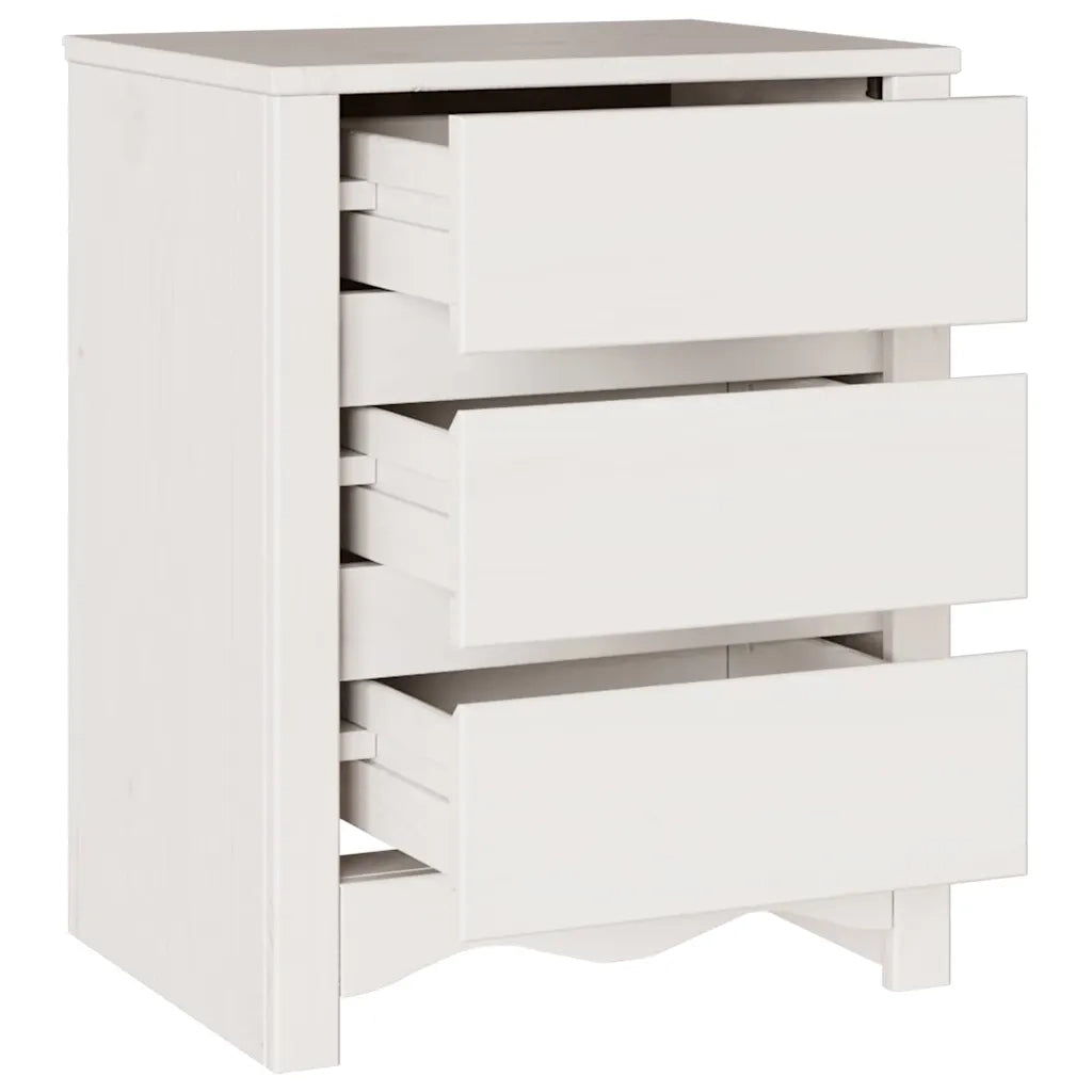 Tavolino da salotto con cassetto Drammen Bianco 45 x 35 x 56 cm 42003049