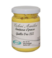 COLORE ACRILICO GIALLO ORO 125 ML