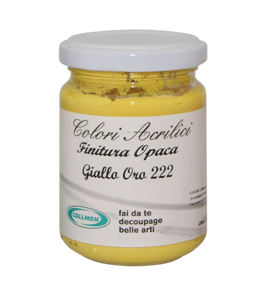 COLORE ACRILICO GIALLO ORO 125 ML