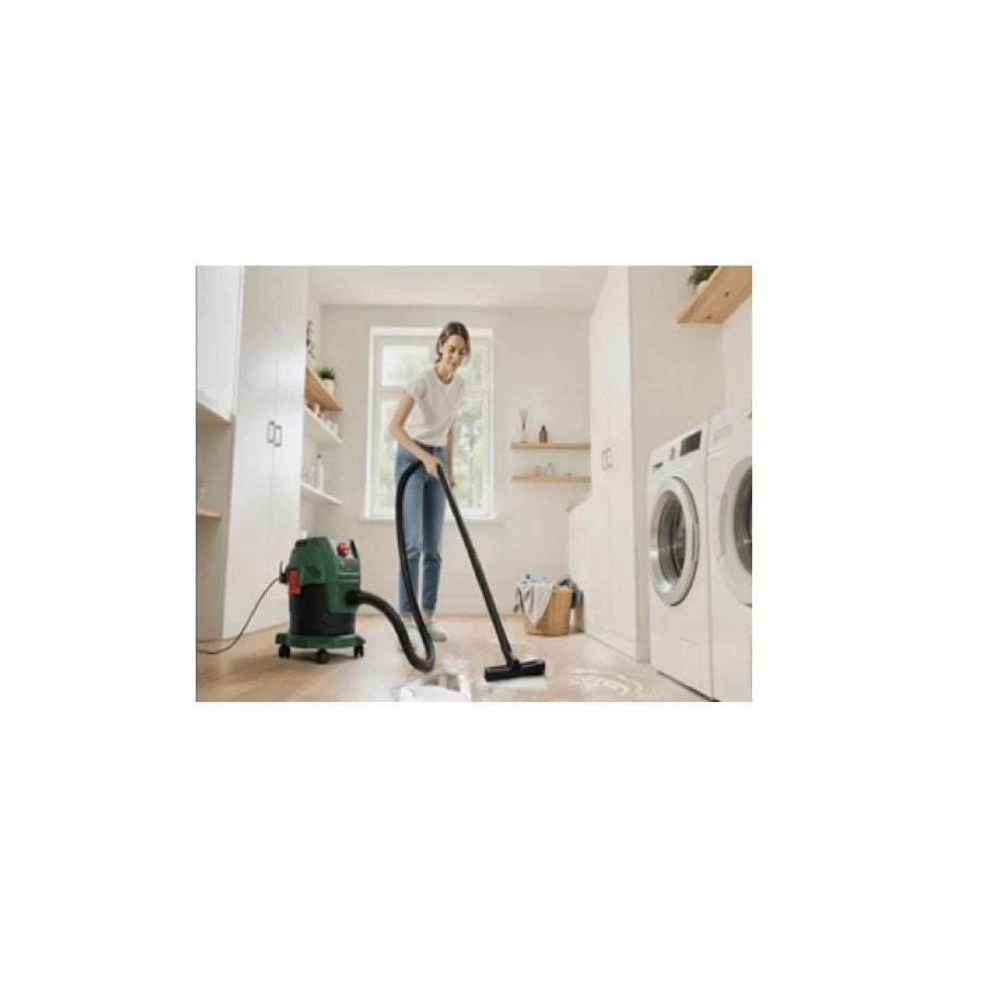 ASPIRAPOLVERE SOLIDI E LIQUIDI 1000W VERDE PER CASA E GIARDINO PAS15-200 BOSCH