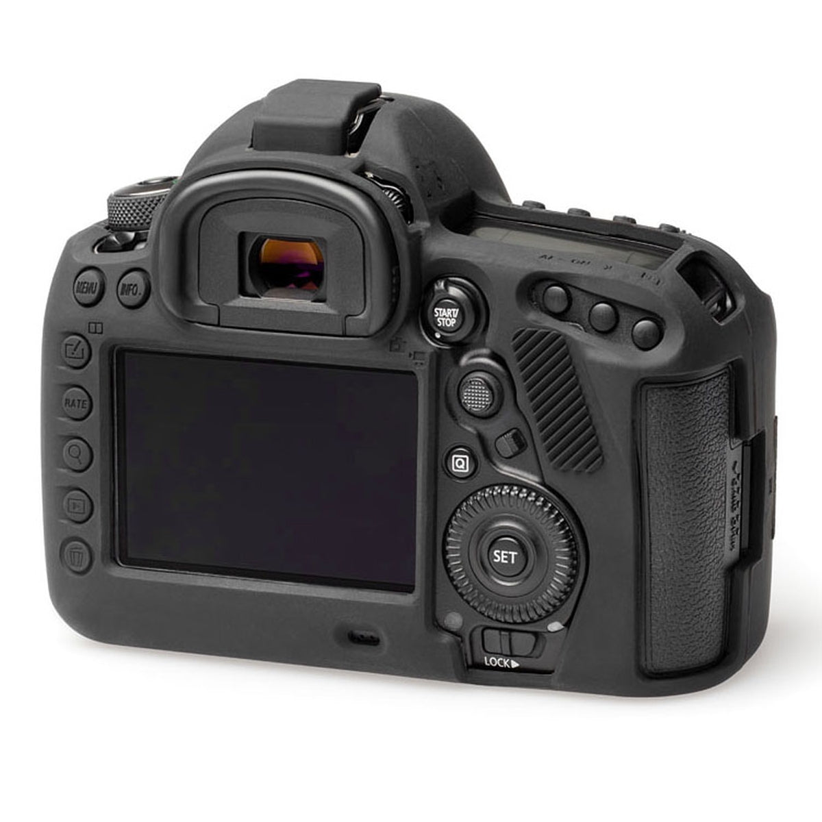 easyCover per Canon 5D MK IV - copertura protettiva in silicone piacevolmente antiscivolo, copertura per fotocamera - perfetta vestibilità, operatività senza limitazioni