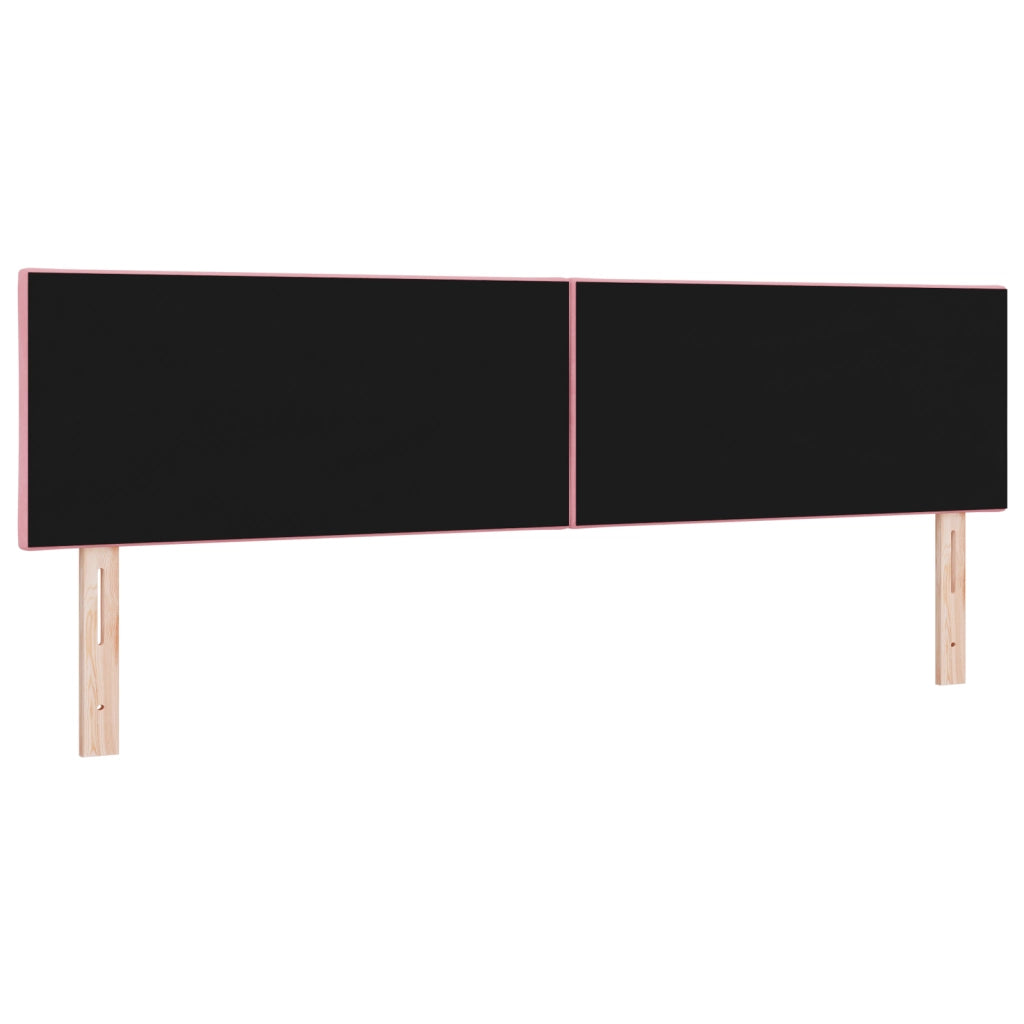 Testiera Design Blocchi di Diamante Rosa 180 cm Velluto