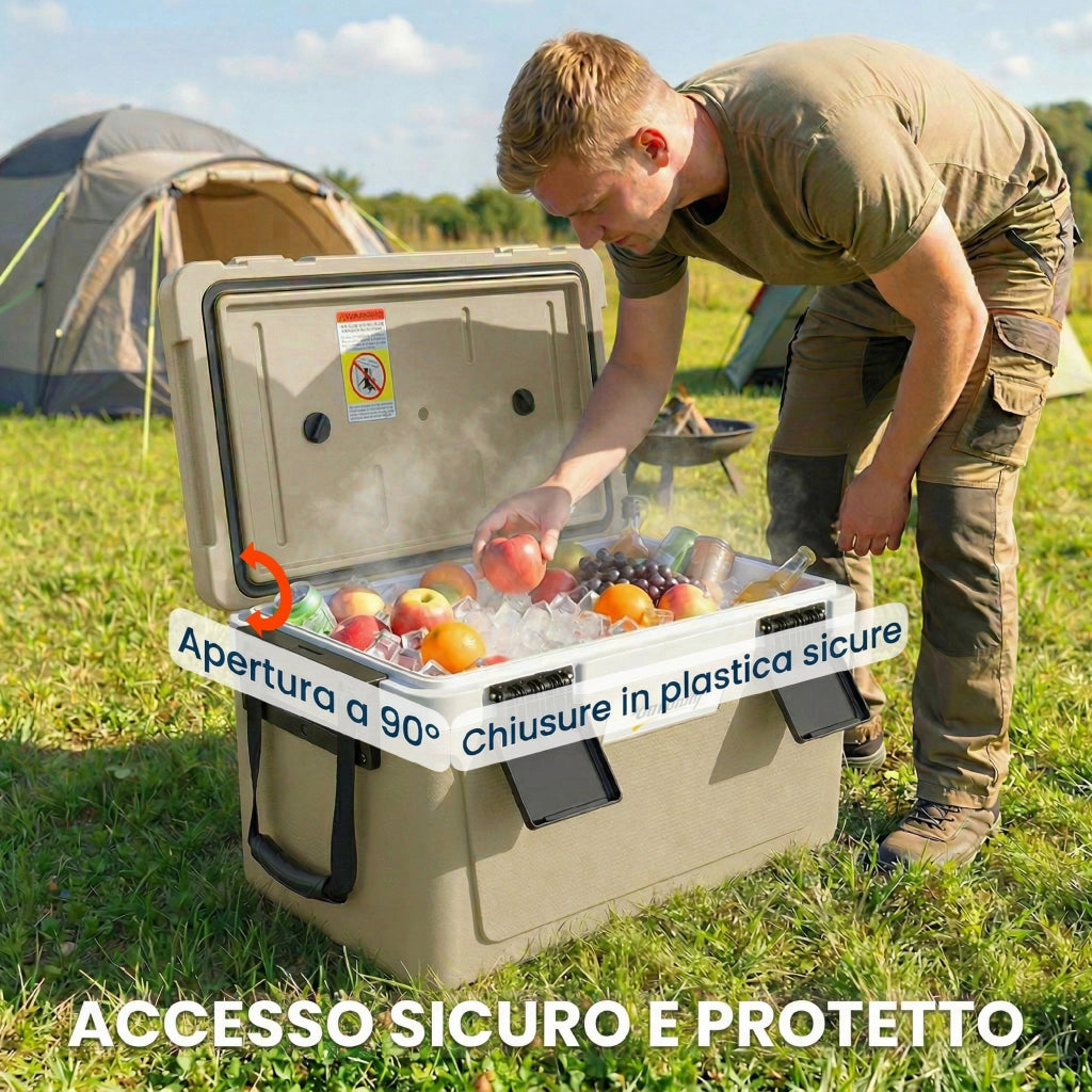 Box Frigo Portatile Isolato ¨C zephmum ¨C 66.6x38.5x40 cm, Cachi