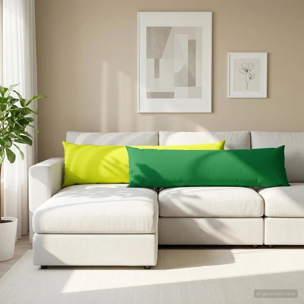 Federa HEERLEN Verde brillante. 40 x 145 cm Poliestere 908957
