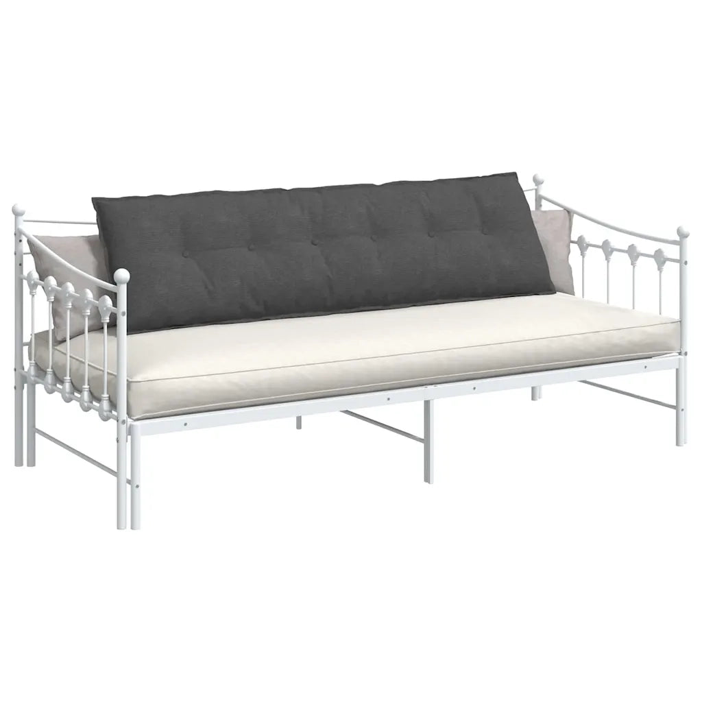 Cuscino per Schiena Grigio scuro 180 x 50 cm Tessuto in Cords
