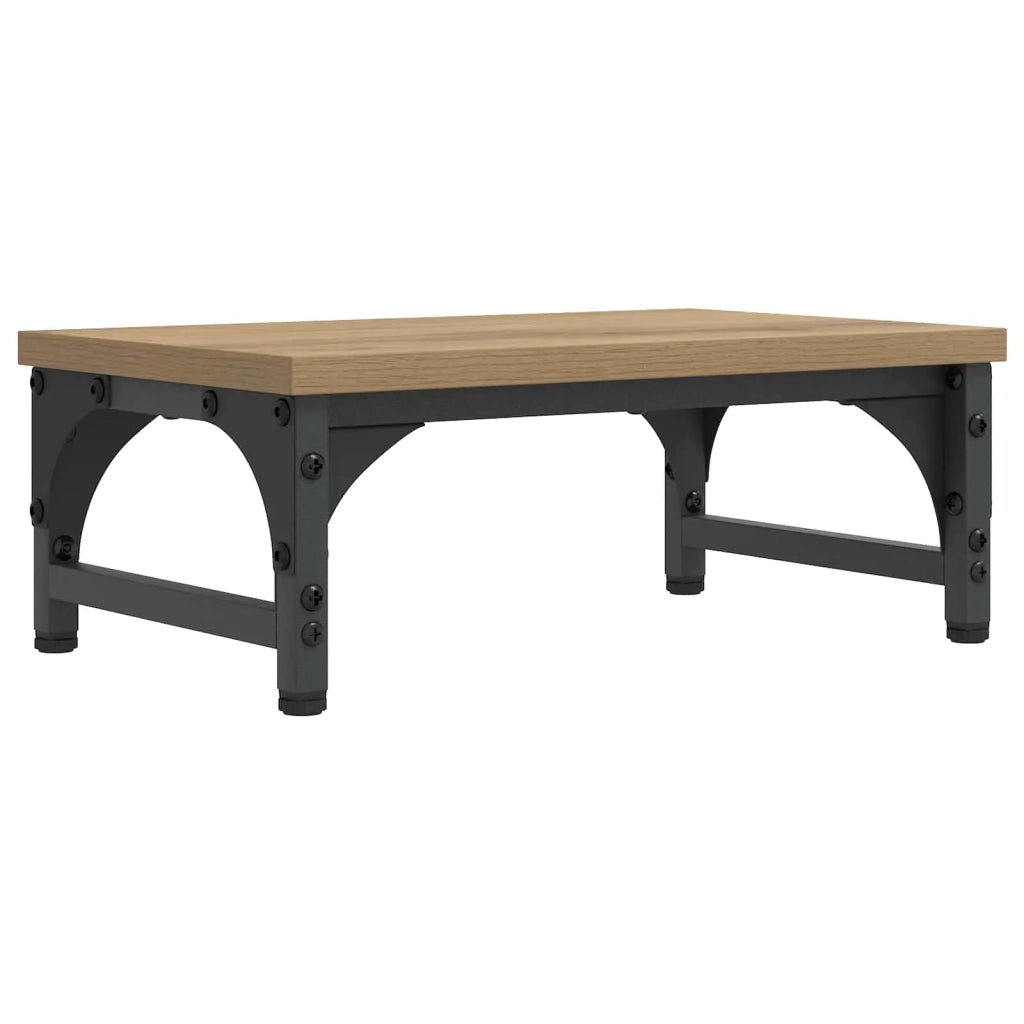 Supporto per Monitor Rovere Artigianale 37 x 23 x 14 cm PB 8010885
