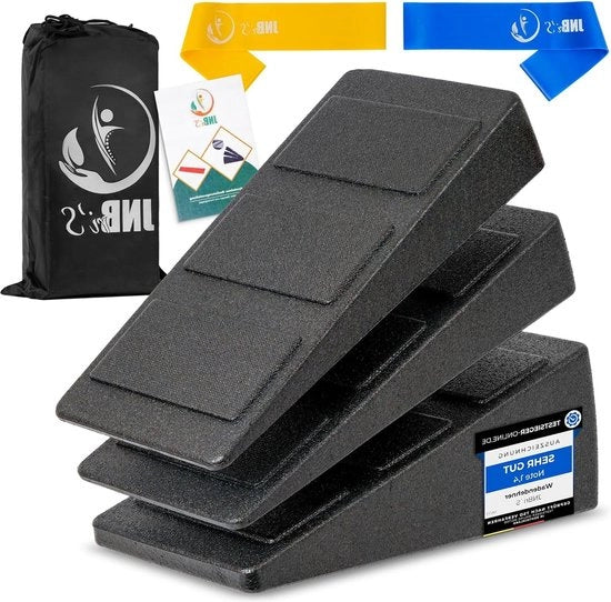 Stretcher per ginocchio adattabile - squat trainer con 2 cinture di resistenza antiscivolo - contenitore portatile per esercizi di rafforzamento per la riabilitazione - recupero da dolori alla caviglia e alla caviglia - massimo 500 kg