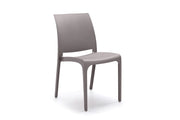 SEDIA IN POLIPROPILENE 'VOLGA' beige taupe  - BICA