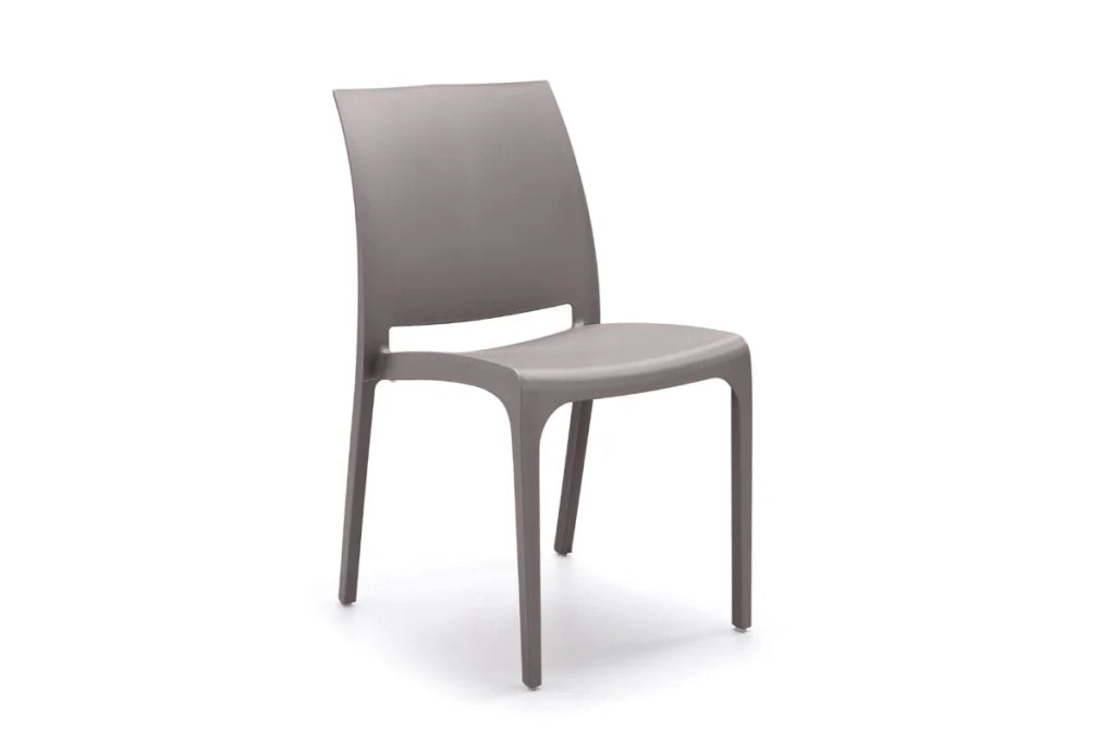 SEDIA IN POLIPROPILENE 'VOLGA' beige taupe  - BICA