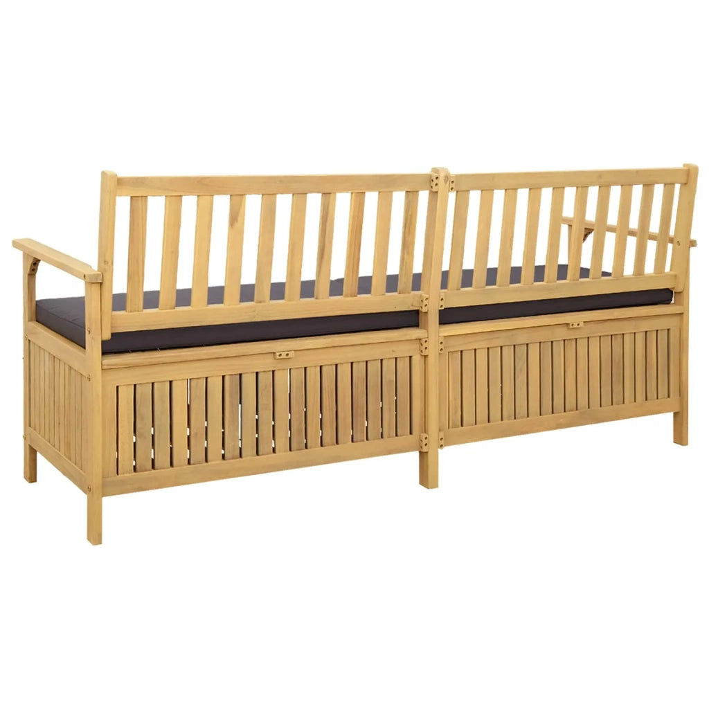 Panchina con contenitore con cuscino con porta 170 x 63 x 84 cm 42026796