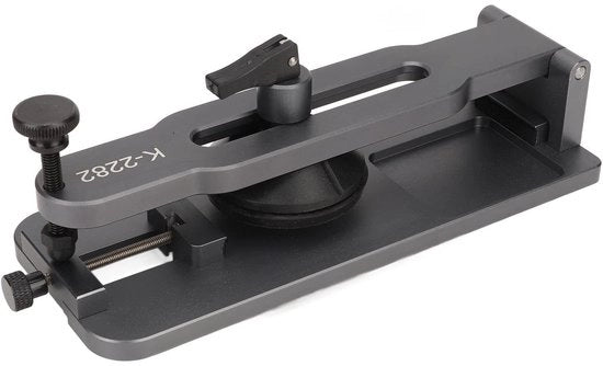 Separatore schermo per telefono - Senza riscaldamento - Lega di alluminio - Disegno a legno - Silicone - Porta schermo regolabile 124-160 mm - Strumento per rimuovere lo schermo