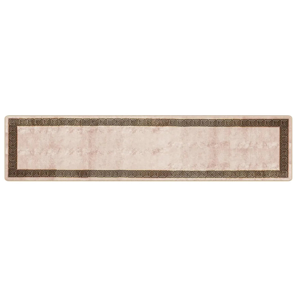 Runner Tappeto MARSA Nero 80 x 350 cm Poliestere e PVC