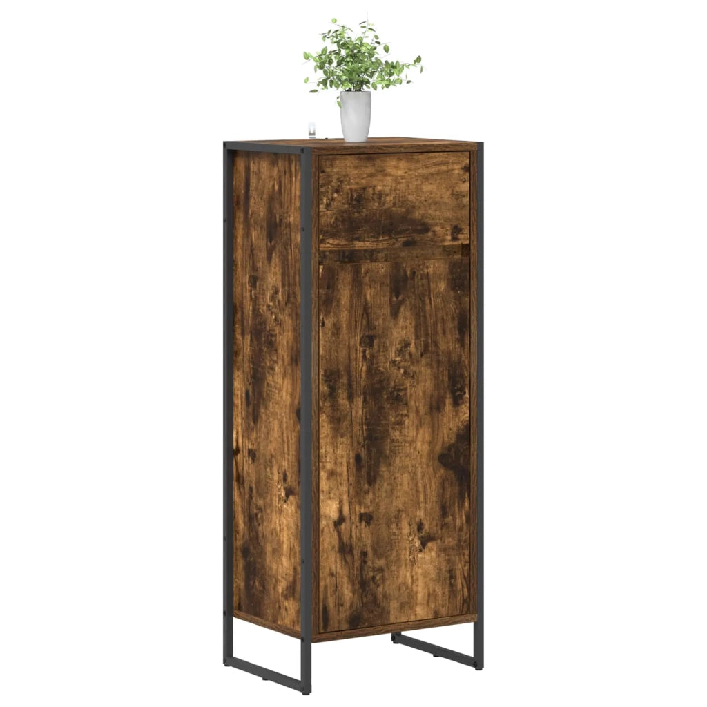 Mobile da Bagno con cassetto Quercia Fumosa 40 x 30 x 100 cm 886500