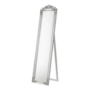 Specchio da terra inclinabile 160 x 40 cm argento 03_0007960