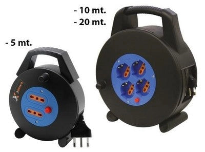 AVVOLGICAVO ELETTRICO 3X1 MT.5 PROLUNGA PROLUNGHE CAVI ELETTRICI