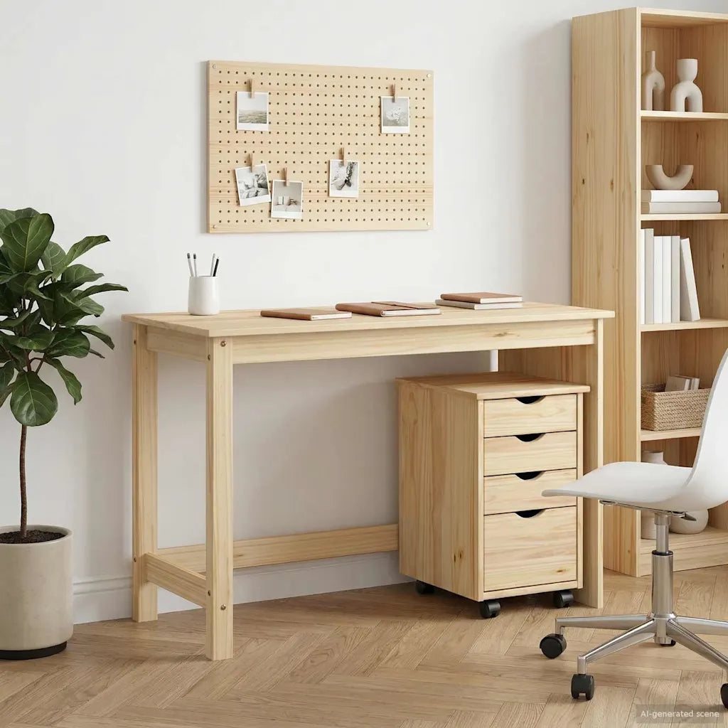 Set di Scrivania e Armadietto 2 pz Marrone 3438769