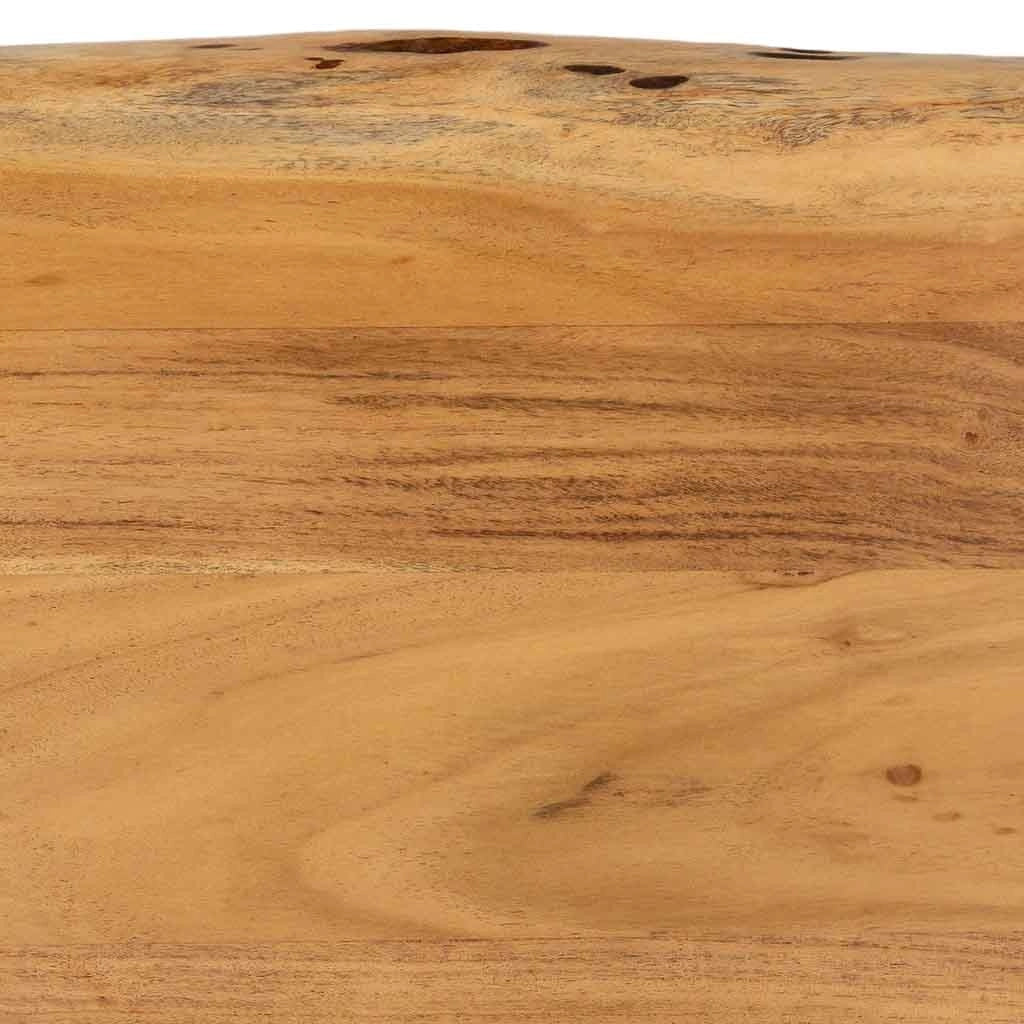 Tavolino da caffè in legno marrone 150x70x40h cm