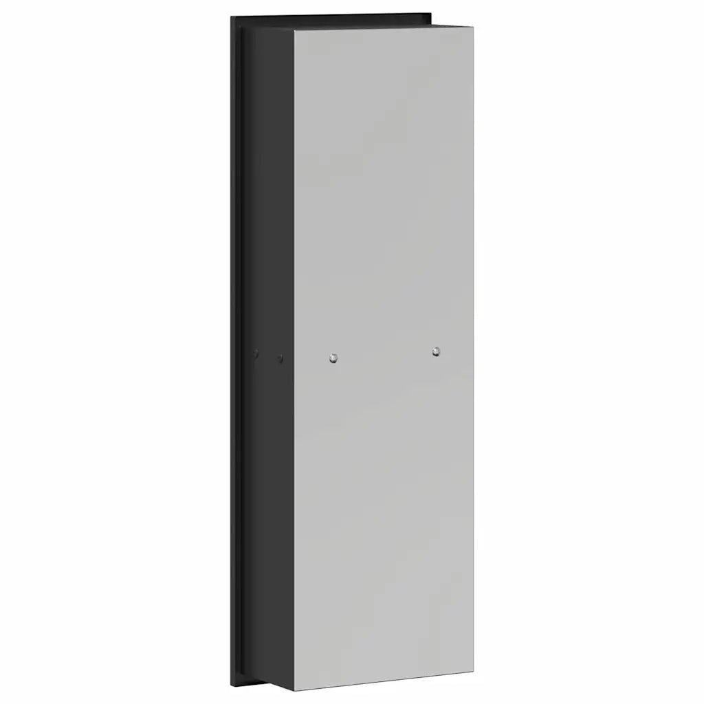 Nicchia per doccia Nero 60 x 20 x 9,5 cm Acciaio inossidabile CFW6907248