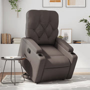 Poltrona Alzapersona Reclinabile Marrone in Similpelle 3204774
