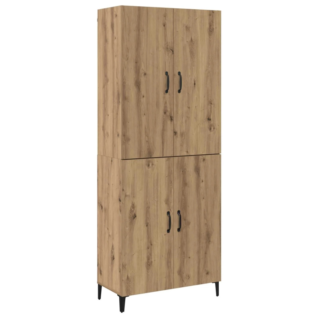 Credenza 2 pcs Rovere artigianale Legno multistrato 3394570