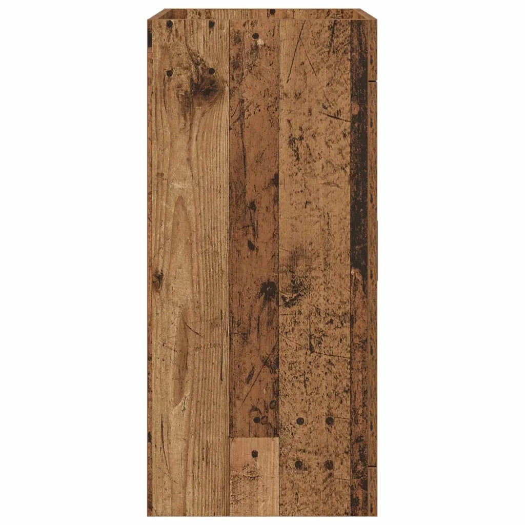 Mobiletto da Bagno Sotto Lavabo Legno antico 56 x 37,5 x 81 cm