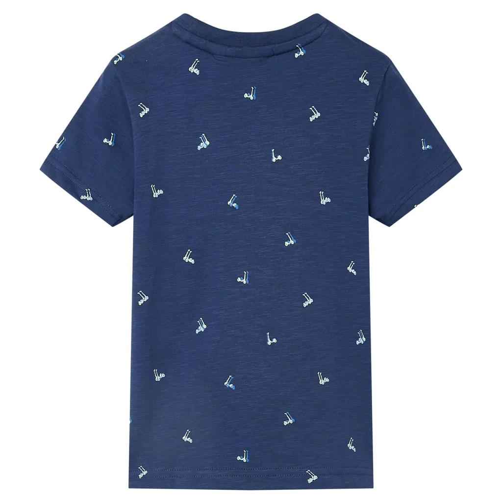 Maglietta da Bambino Blu Scuro 128cod mxl 112301