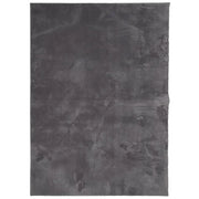 Tappeto del soggiorno | Tappeto Pelo Corto HUARTE Morbido Lavabile Antracite 240x340 cm