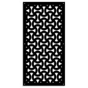SNAKE - Pannello in PVC traforato - Parasole Misura: 73x148 cm, Colore: nero