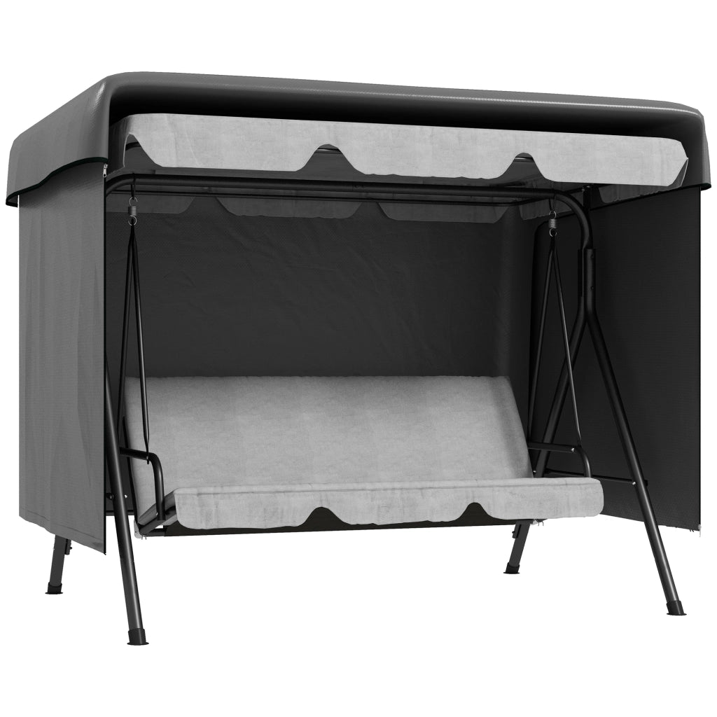 Copertura per Mobili da Giardino ¨C zephmum ¨C Grigio Scuro 215x155x150 cm